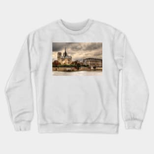 Facing Notre-Dame From Pont De La Tournelle - 2 © Crewneck Sweatshirt